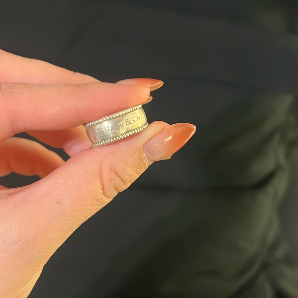 Authentic Tiffany & Co. Sterling Silver Ring